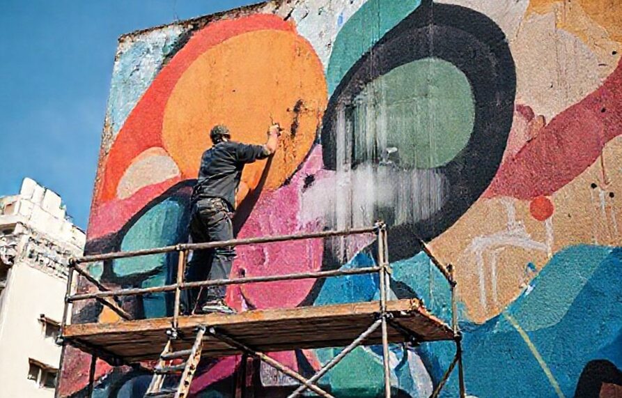 El mural de Güemes en la zona céntrica de Adrogué 2